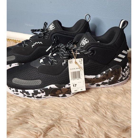 NWOB ADIDAS ONOVAN MITCHELL D.O.N. ISSUE #3 SNEAKERS- TEAM COLLECTION  -SIZE 17 main image 12